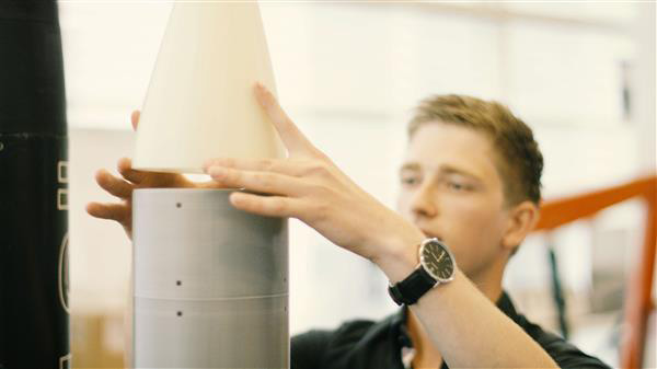 荷兰应用科技大学学生准备发射完全采用3D打印的火箭