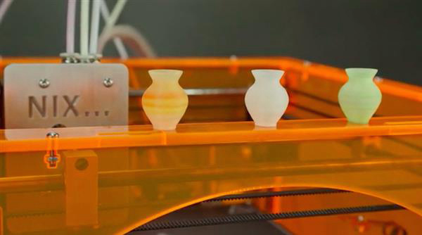 900美元的NIX全彩3D打印机登陆Kickstarter