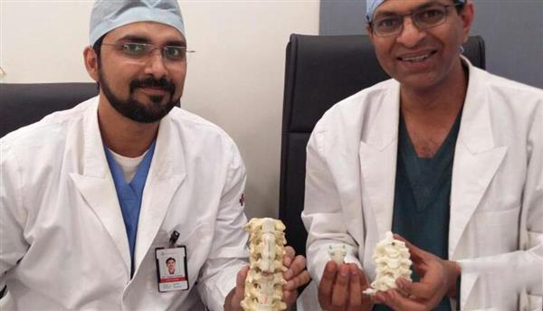 印度首个3D打印钛椎骨植入物让32岁妇女再次行走