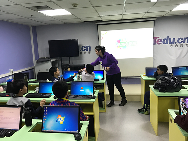 北京大钟寺校区：少儿编程正式课开班盛况