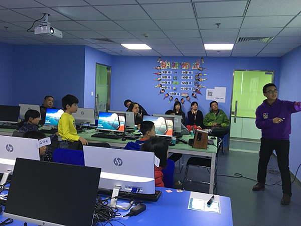 北京望京校区：少儿编程体验课开班盛况