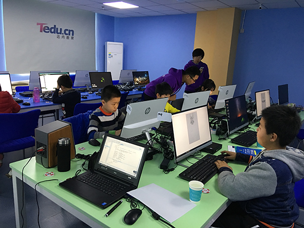 北京望京校区：少儿编程体验课开班盛况