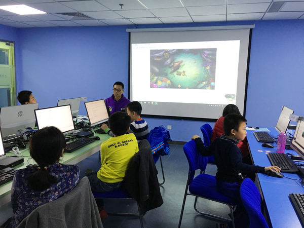 北京望京校区：少儿编程体验课开班盛况