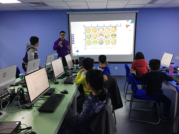 北京望京校区：少儿编程体验课开班盛况