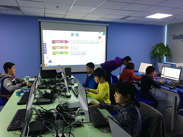 北京望京校区：少儿编程体验课开班盛况