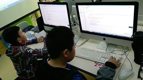 北京广渠门校区：少儿编程体验课开班盛况