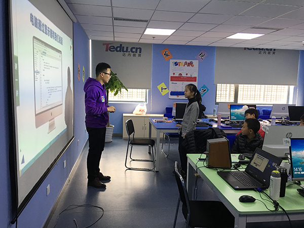 北京望京校区：少儿编程体验课开班盛况