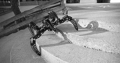 3D打印六足机器人轻松应付复杂地形