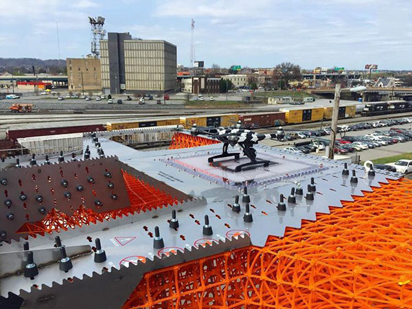 3D打印无人机机场惊现于田纳西州的一栋建筑上