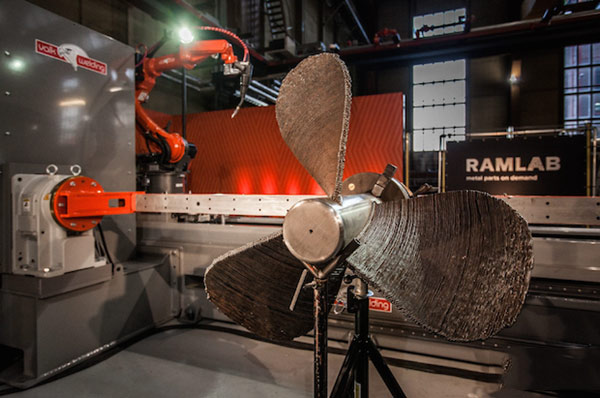 荷兰RAMLAB和欧特克展示首个3D打印船舶部件