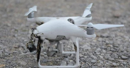 美国展示反小型无人机的激光炮： 直接融化机身