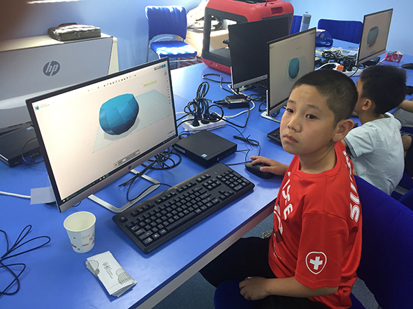 北京望京校区：少儿3D打印五一活动课开班盛况