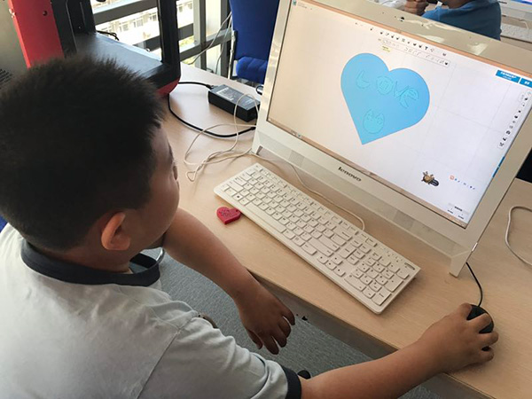 万寿路校区：少儿3D打印母亲节活动课开班盛况