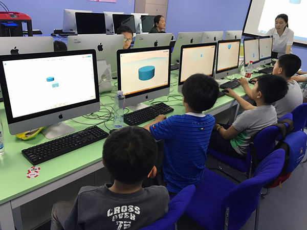 北京望京校区：少儿3D打印母亲节活动课开班盛况