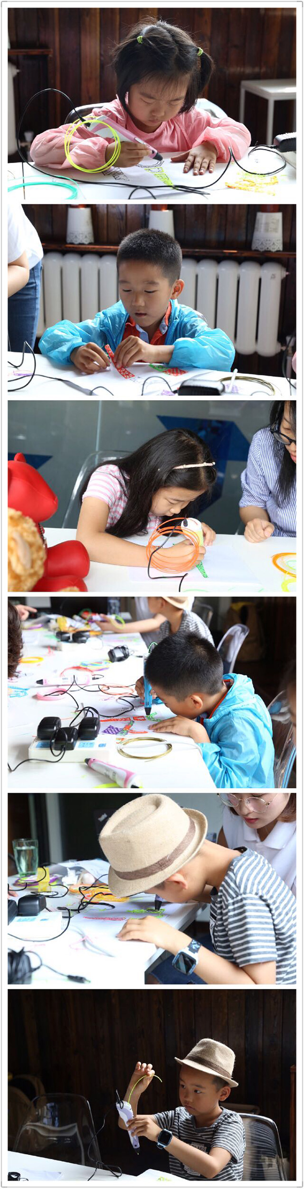 少儿3D打印携木维咖啡举办亲子活动课