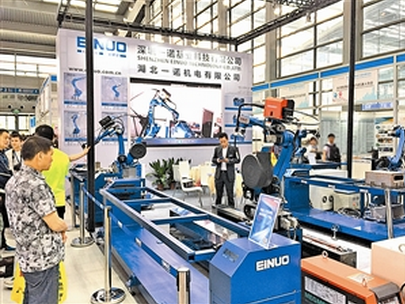 工业机器人进口 福建省前五月猛增75%
