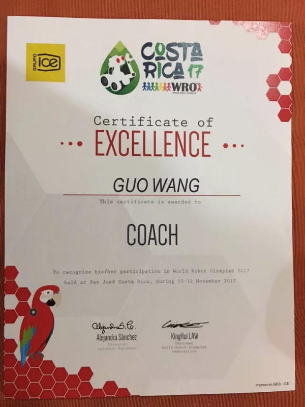 童程童美学员摘得WRO国际总决赛三等奖，展现中国科技新生力！