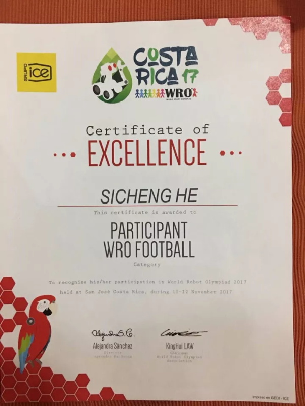 童程童美学员摘得WRO国际总决赛三等奖，展现中国科技新生力！