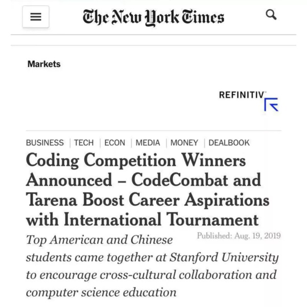 权威外媒报道│童程童美荣登纽约时报、华尔街日报！